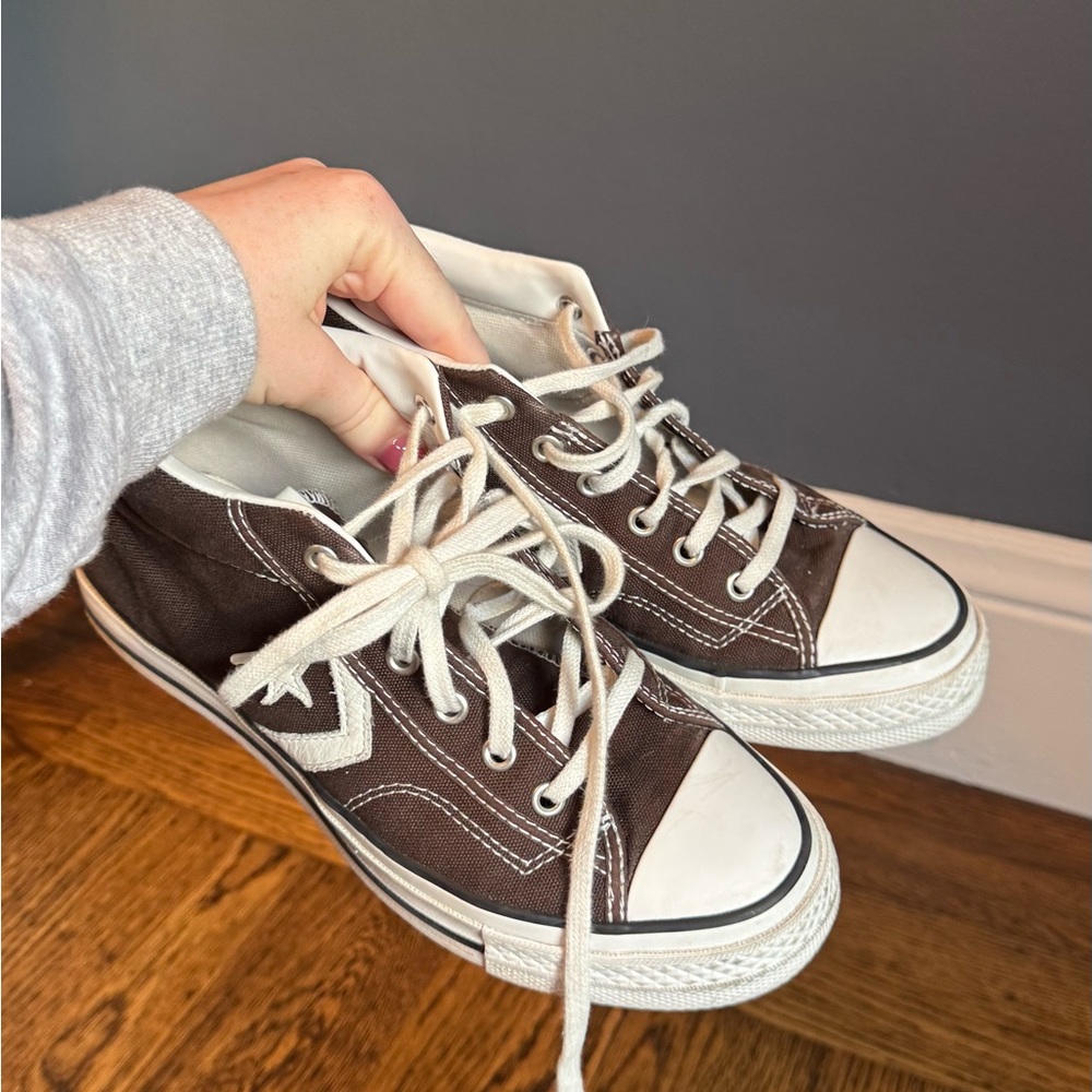 Converse Star Player 76 Mid Canvas A08115C Fresh Brew/Vintage White